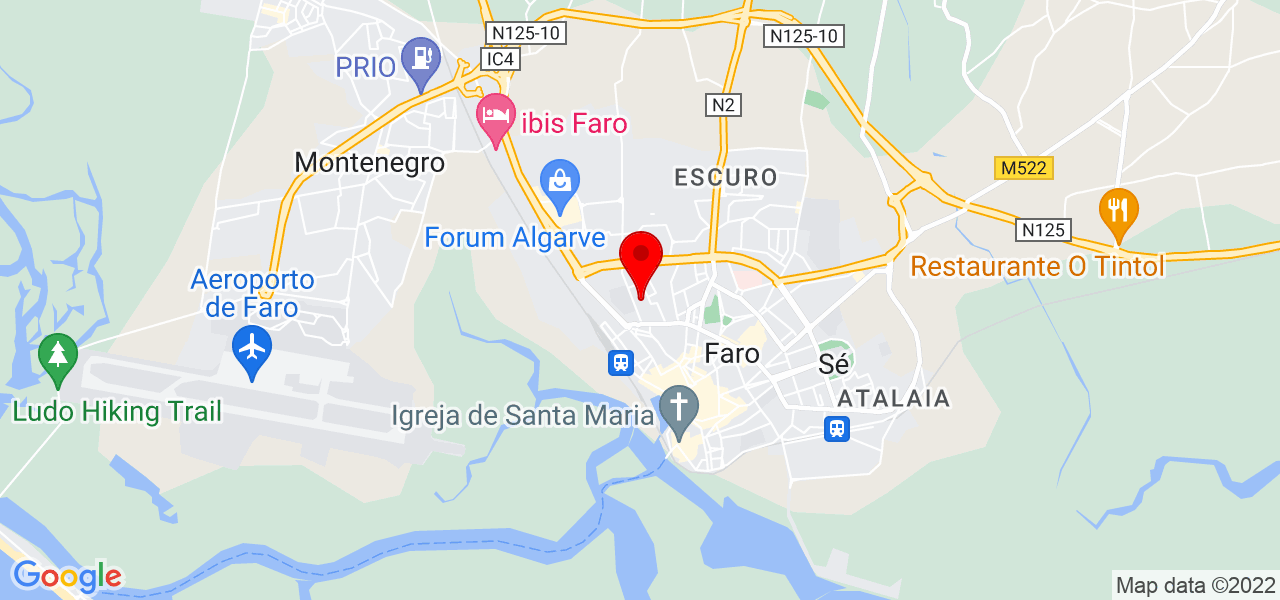 BoopWonderAlgarve - Faro - Faro - Mapa