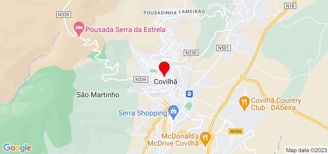 Filipa Silva - Castelo Branco - Covilhã - Mapa