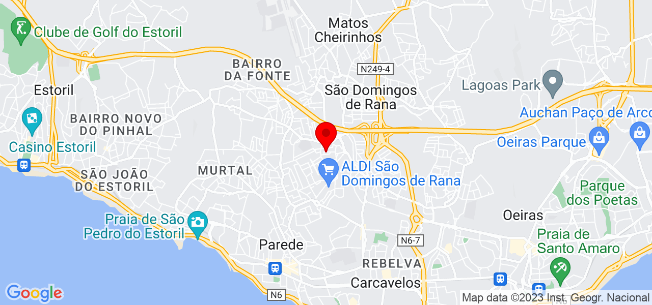 Margarida Duarte - Lisboa - Cascais - Mapa