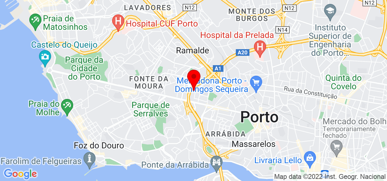 Mayerly Maldonado - Porto - Porto - Mapa