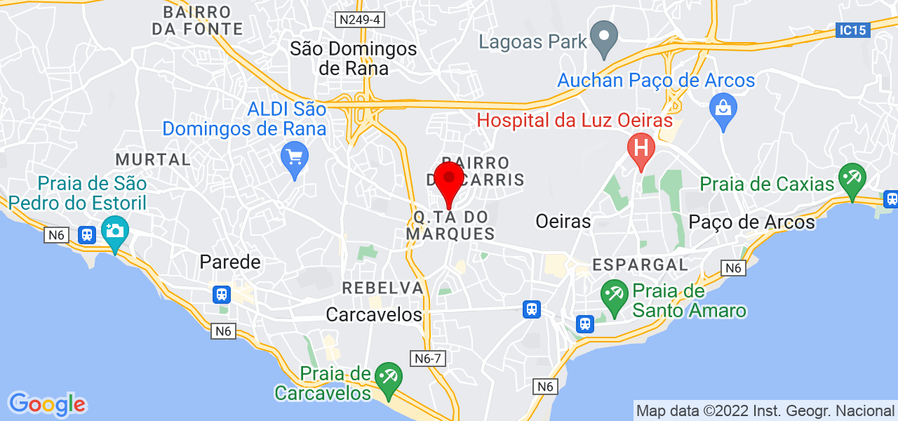 Ana Felizardo - Lisboa - Cascais - Mapa