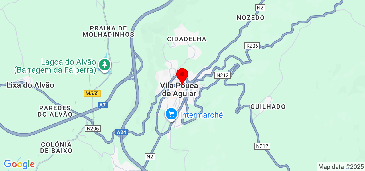 Francisco Guerra - Vila Real - Vila Pouca de Aguiar - Carte