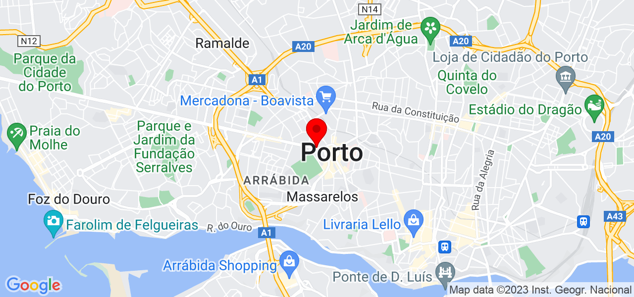 Brittany Soares - Porto - Porto - Mapa