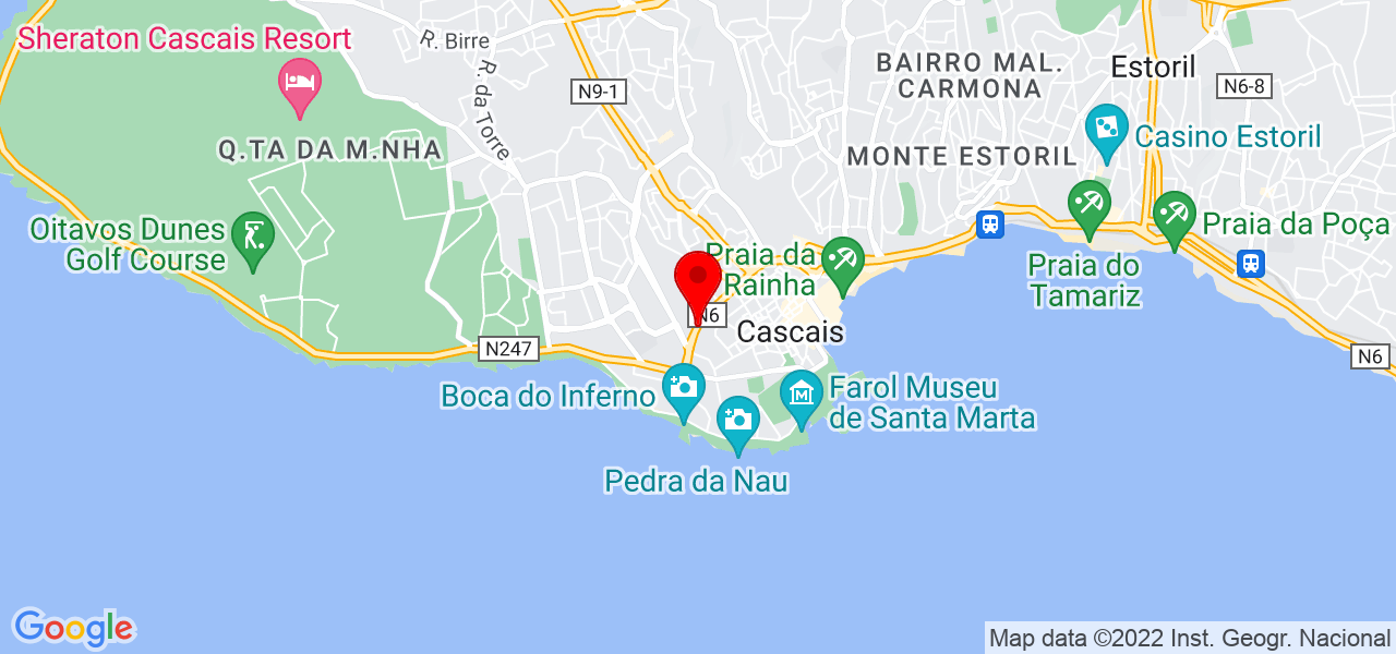 Beatriz Ribeiro - Lisboa - Cascais - Mapa