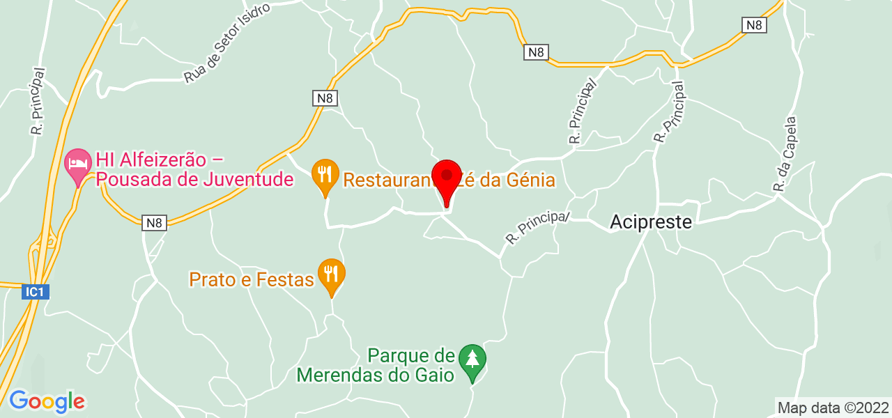 Leticia Pereira - Leiria - Alcobaça - Mapa