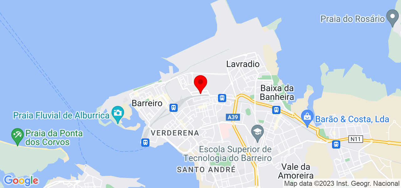 Renato Alves - Setúbal - Barreiro - Mapa