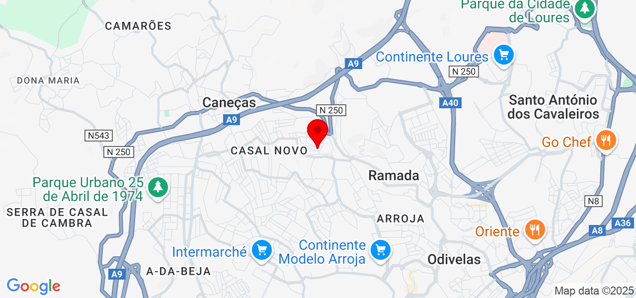 Jo&atilde;o Moreira - Lisboa - Odivelas - Map