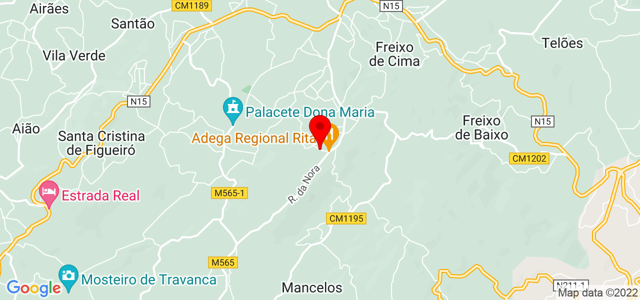 Tiago Macedo - Porto - Amarante - Mapa