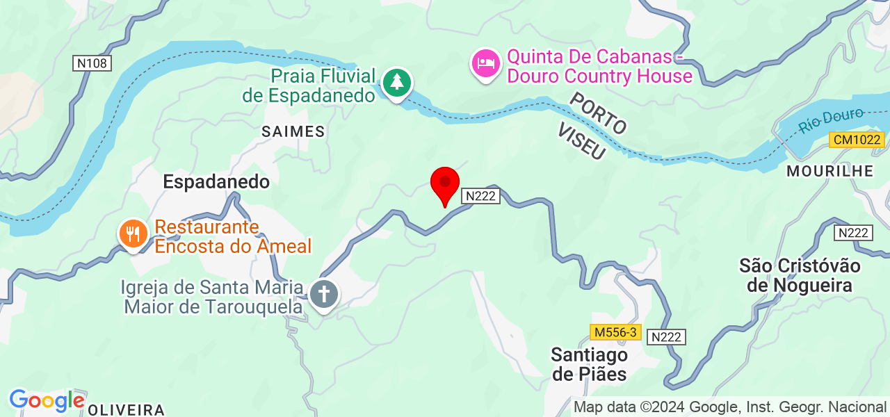 MVMSat - Manuel Vieira Mendes - Viseu - Cinfães - Mapa