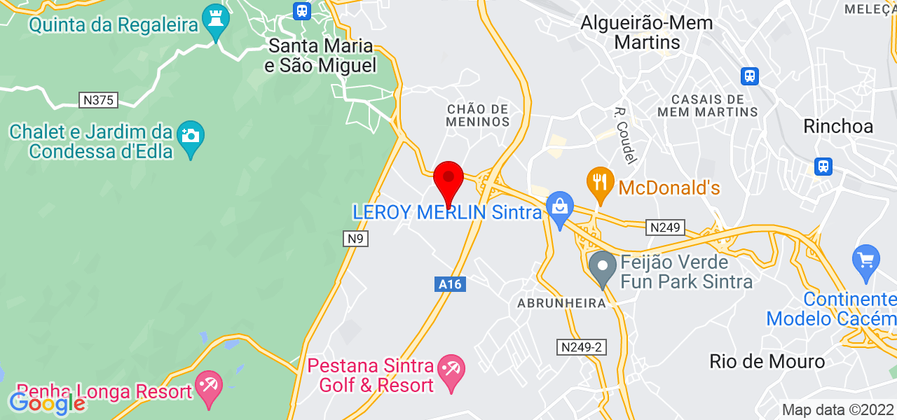 S&iacute;lvia - Lisboa - Mafra - Mapa
