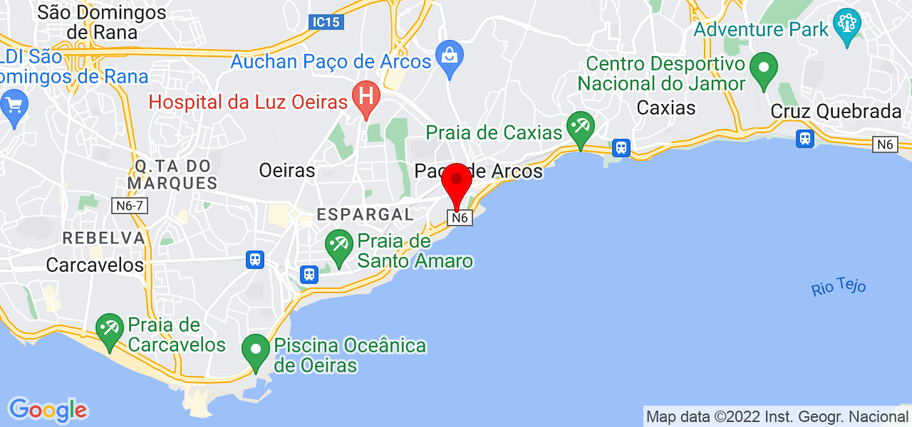 Jaana - Lisboa - Oeiras - Mapa