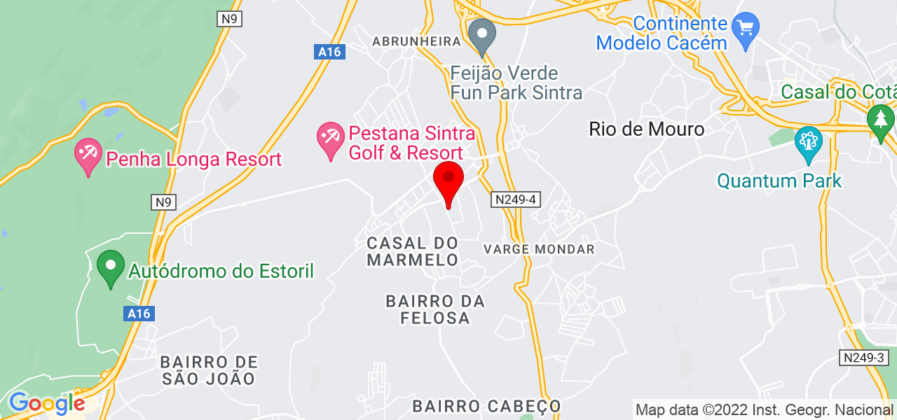 Manuela Colaço - Lisboa - Sintra - Map