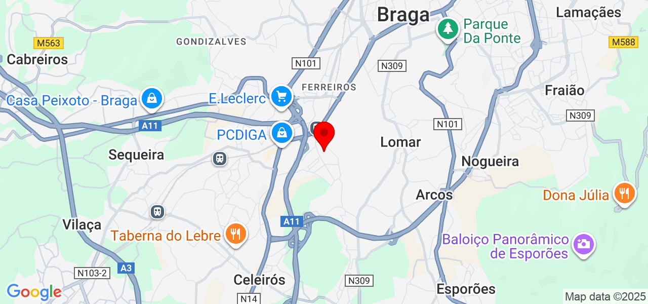 Jose Fabio - Braga - Braga - Mapa