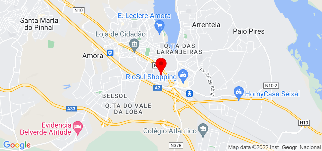 Carlos alves - Setúbal - Seixal - Mapa