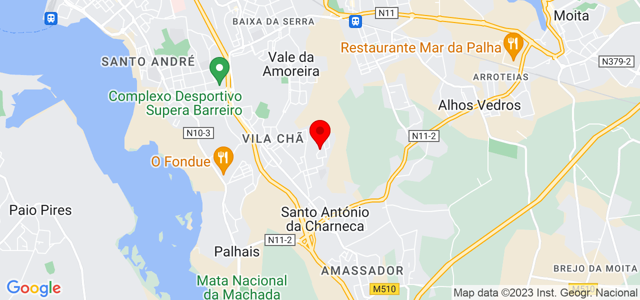 Doces By Joce - Setúbal - Barreiro - Mapa