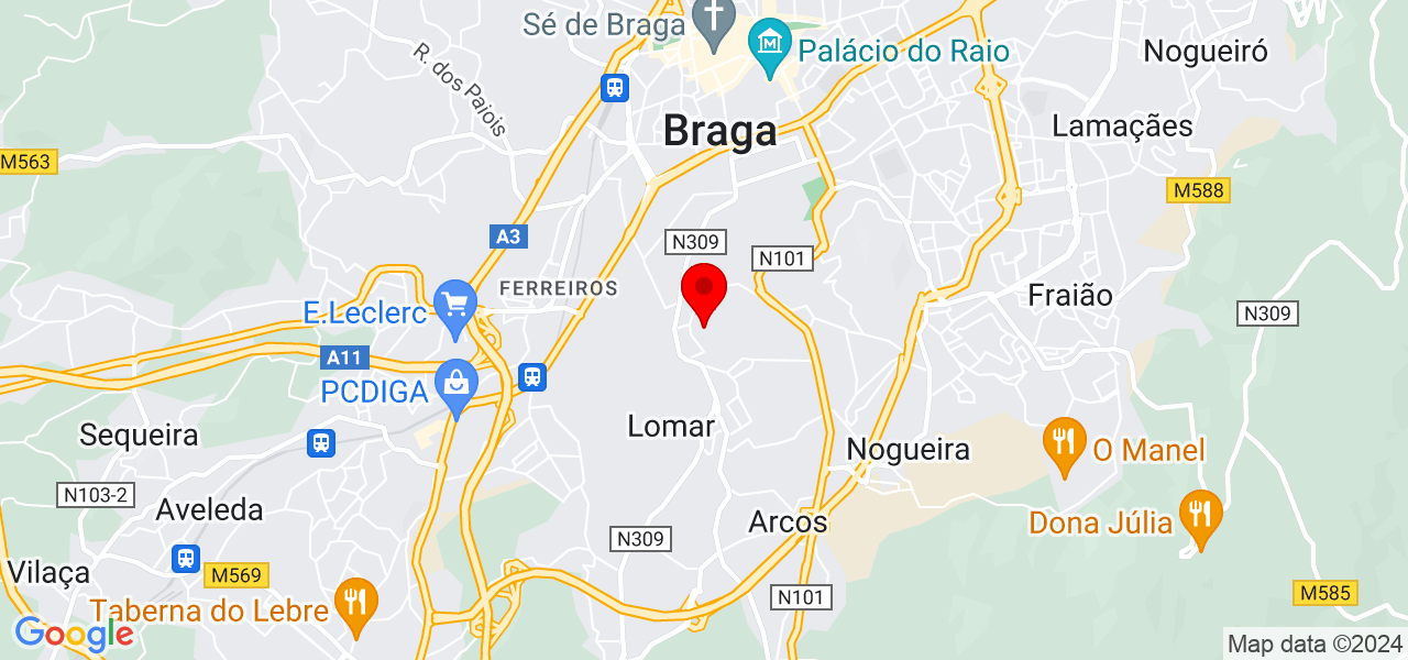 Emilly S. Souza - Braga - Braga - Mapa