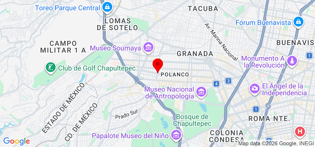 Lance Zamora - Ciudad de Mexico - Miguel Hidalgo - Mapa