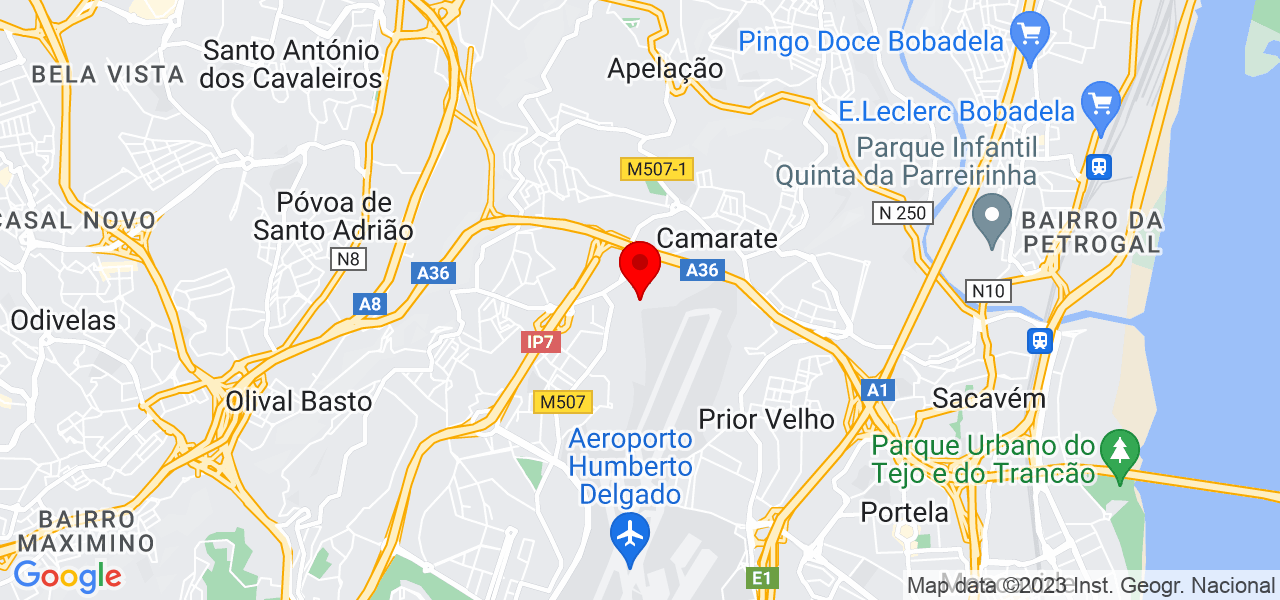 Gracieth Leal - Lisboa - Loures - Mapa
