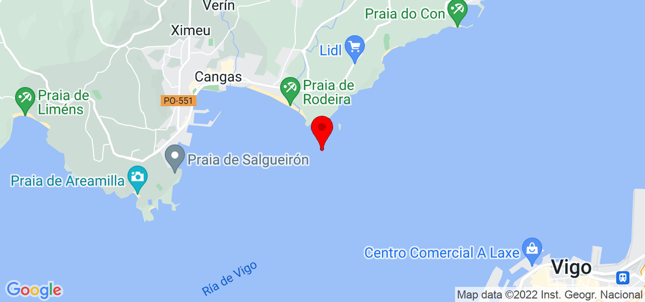 Linda - Galicia - Cangas - Mapa