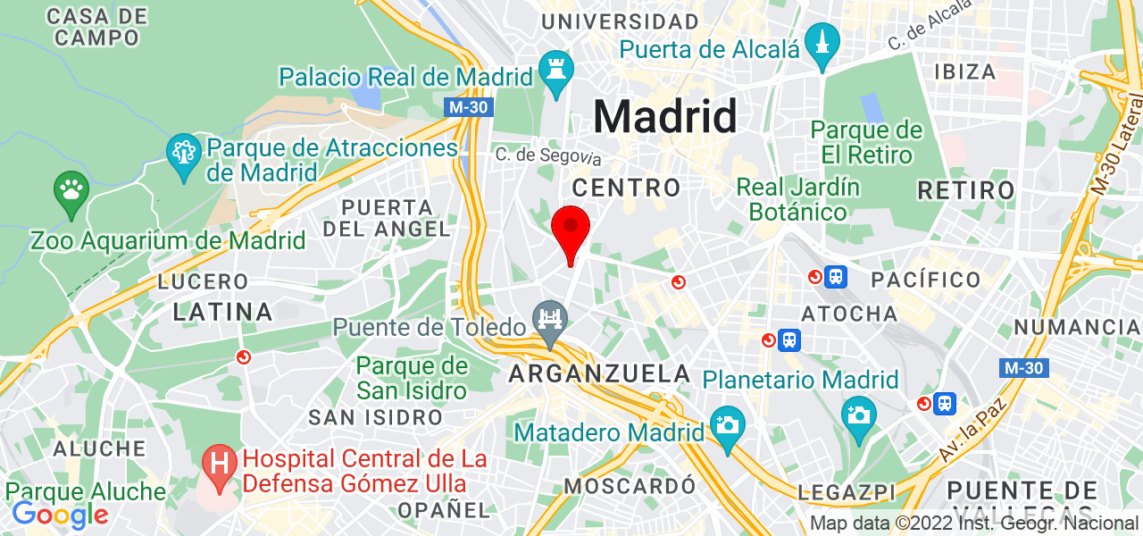 Batista-Fitness - Comunidad de Madrid - Madrid - Mapa