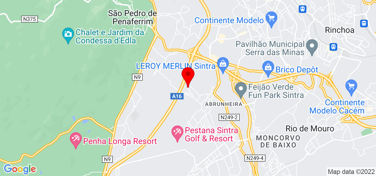 Ana Paula Marques - Lisboa - Sintra - Mapa