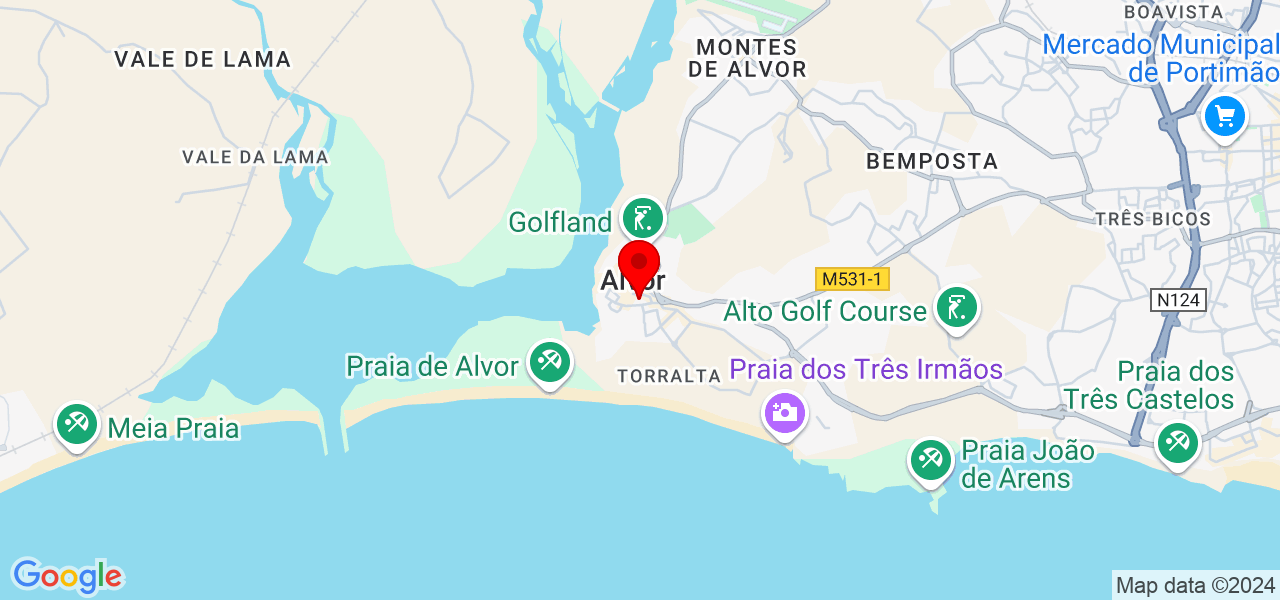 ladrilhos excelentes - Faro - Portimão - Mapa