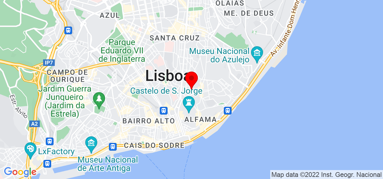 Rha&iacute;ssa C. - Lisboa - Lisboa - Mapa