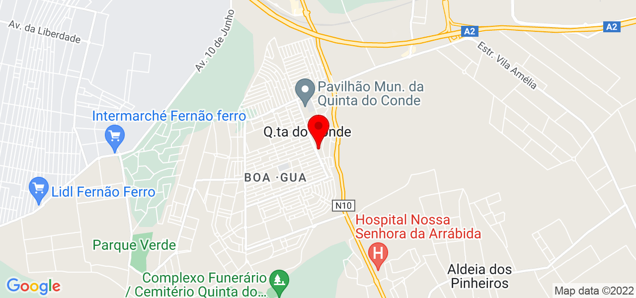 Alves e Silva - Setúbal - Sesimbra - Mapa