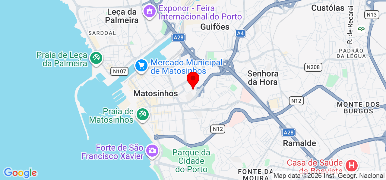Tom&aacute;s Silva - Porto - Matosinhos - Mapa