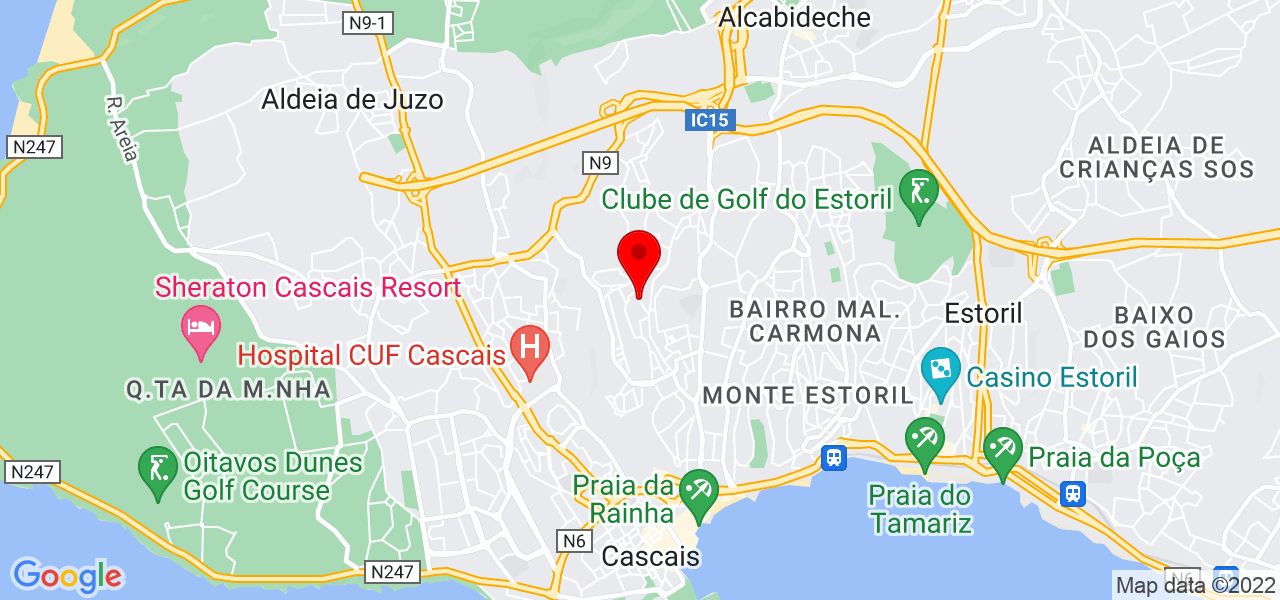 TOPOGRAFIA E ENGENHARIA - Lisboa - Cascais - Mapa