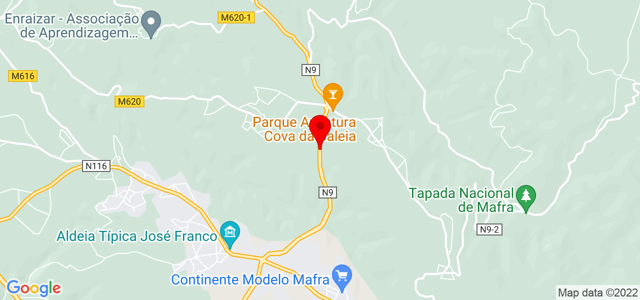 Maria machado - Lisboa - Mafra - Mapa
