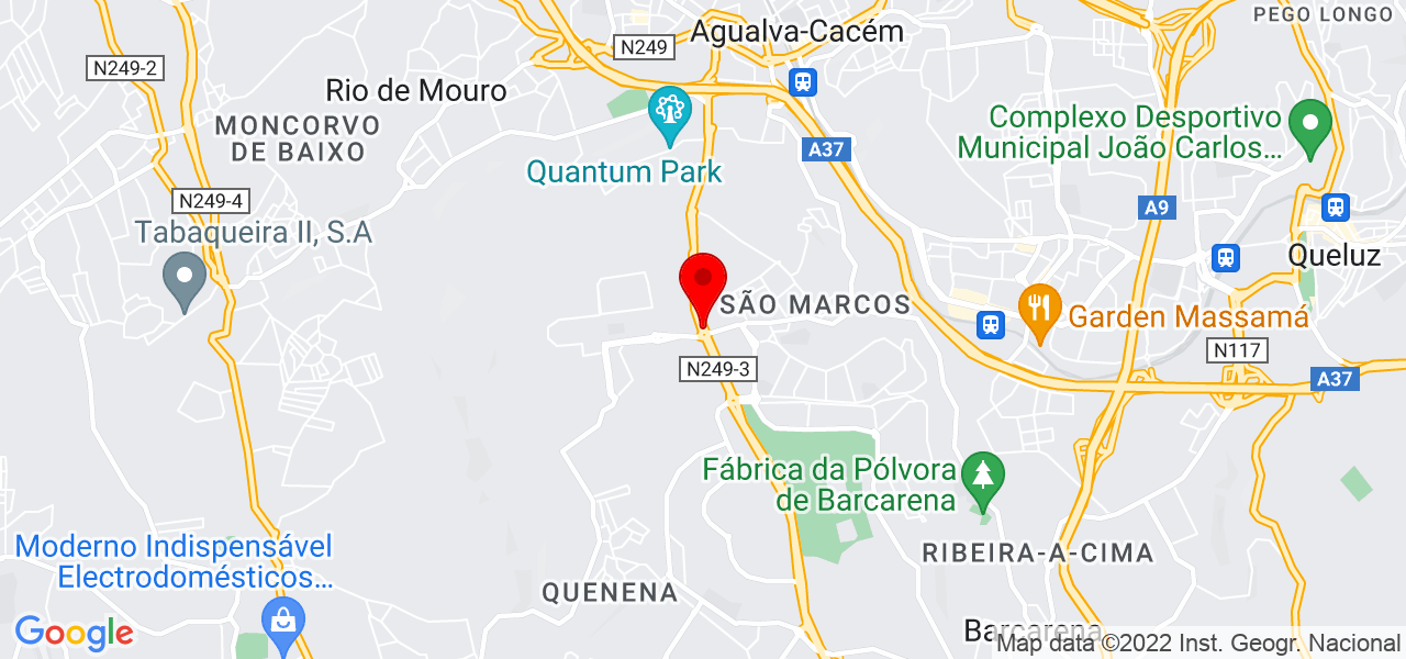 Excentissimo service - Lisboa - Sintra - Map