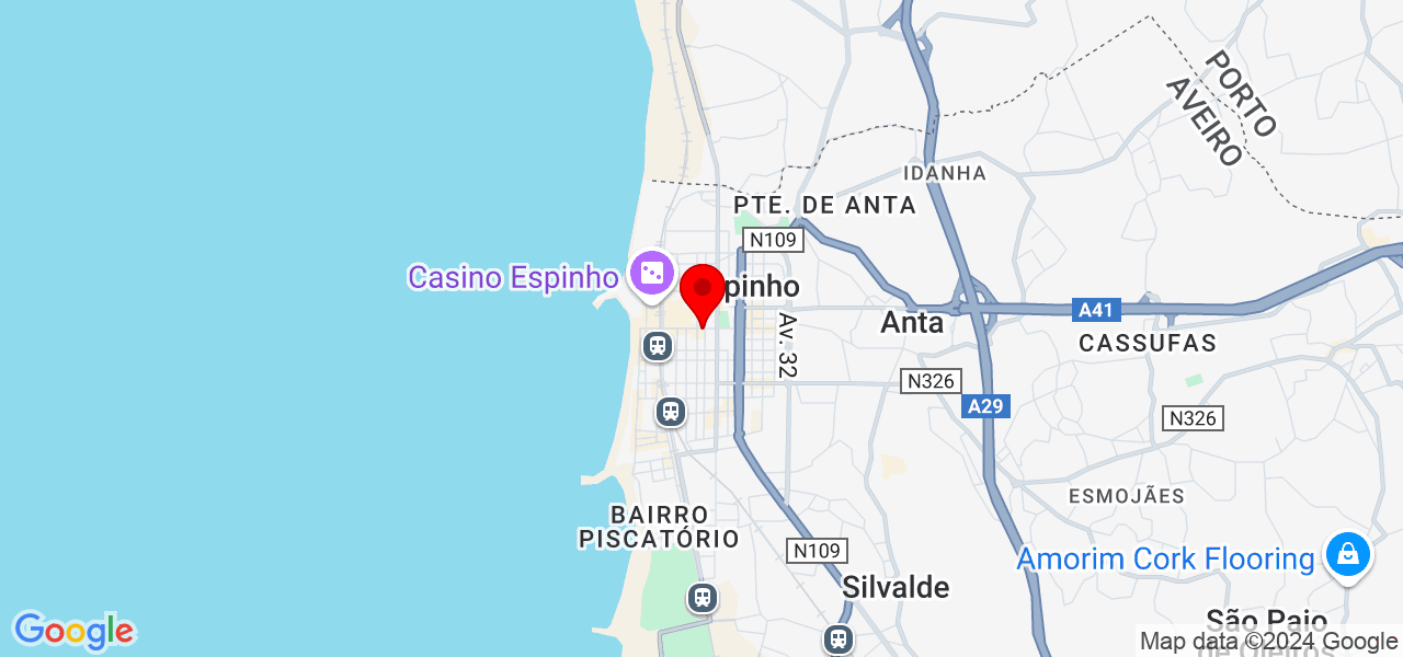André Dias - Aveiro - Espinho - Mapa