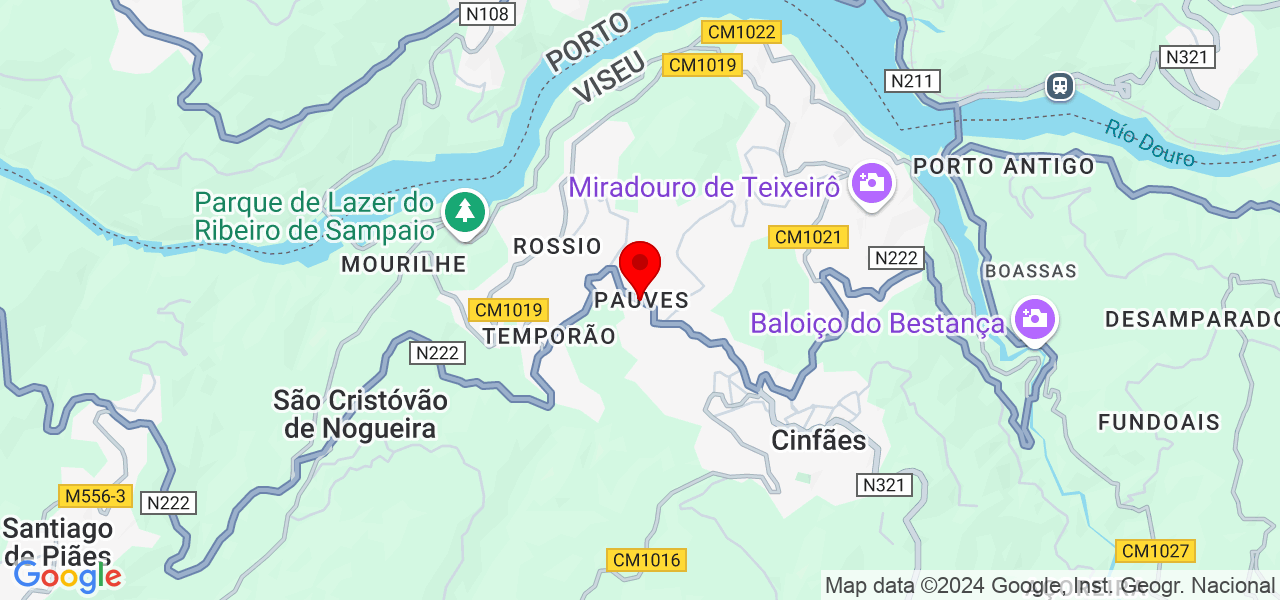Ana - Viseu - Cinfães - Carte