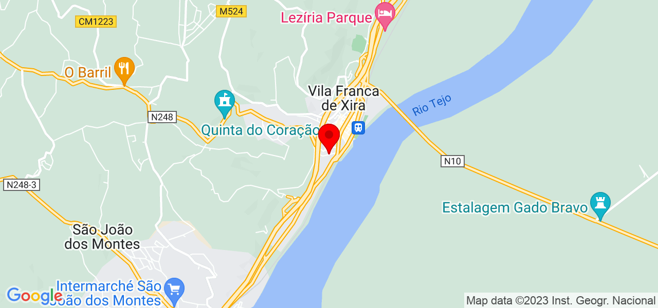 Ricardo Rodrigues - Lisboa - Vila Franca de Xira - Mapa