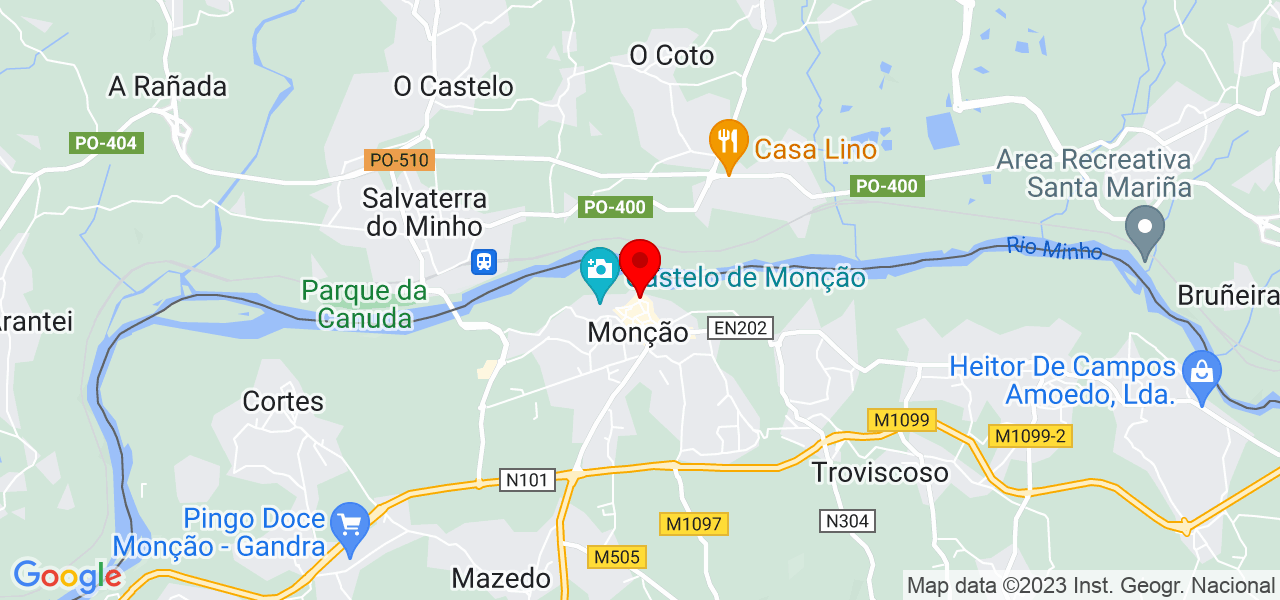 Cleide Silva - Viana do Castelo - Monção - Mapa