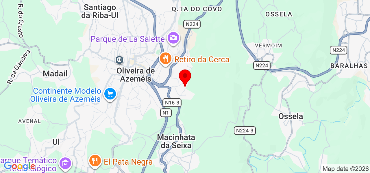 Miguel matos - Aveiro - Oliveira de Azeméis - Mapa