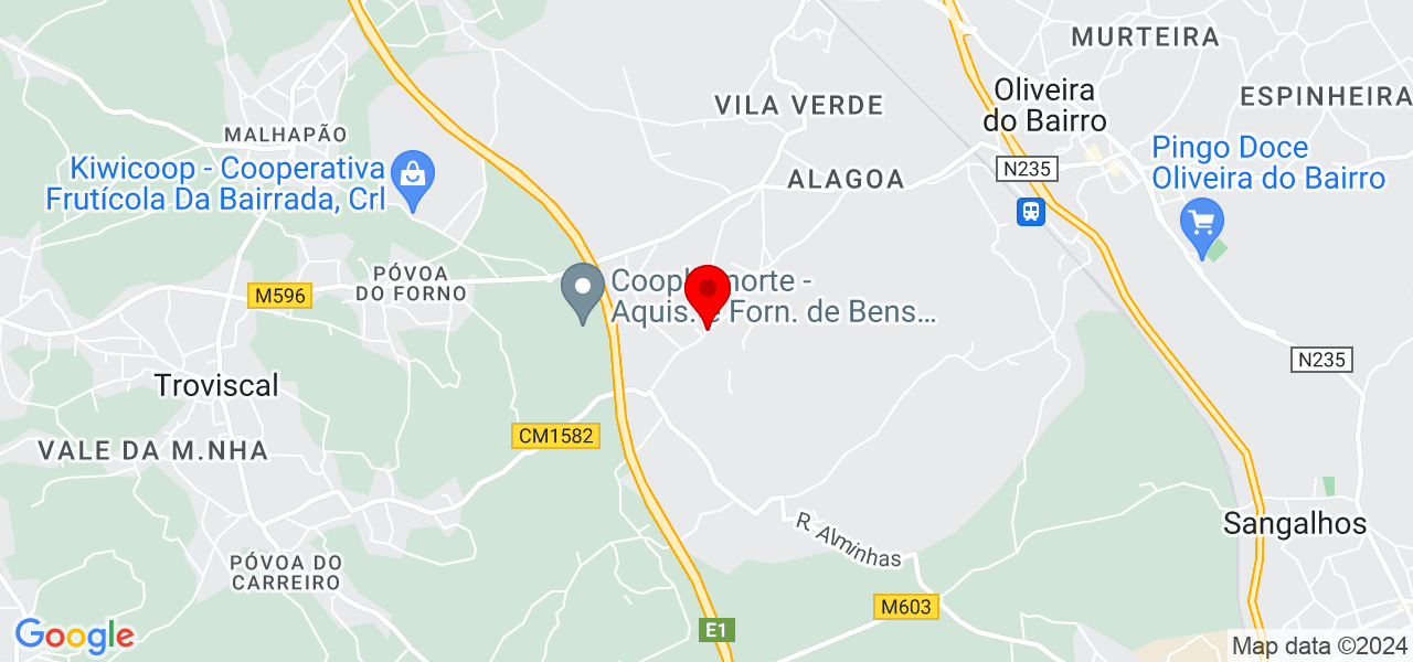 Creative Visuals - Aveiro - Oliveira do Bairro - Mapa