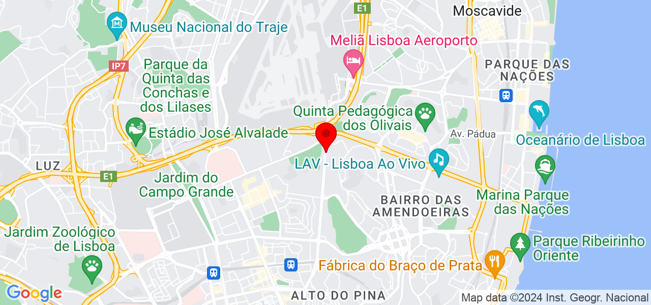 Jo&atilde;o Nasi Pereira / Hora das Palavras - Lisboa - Lisboa - Mapa