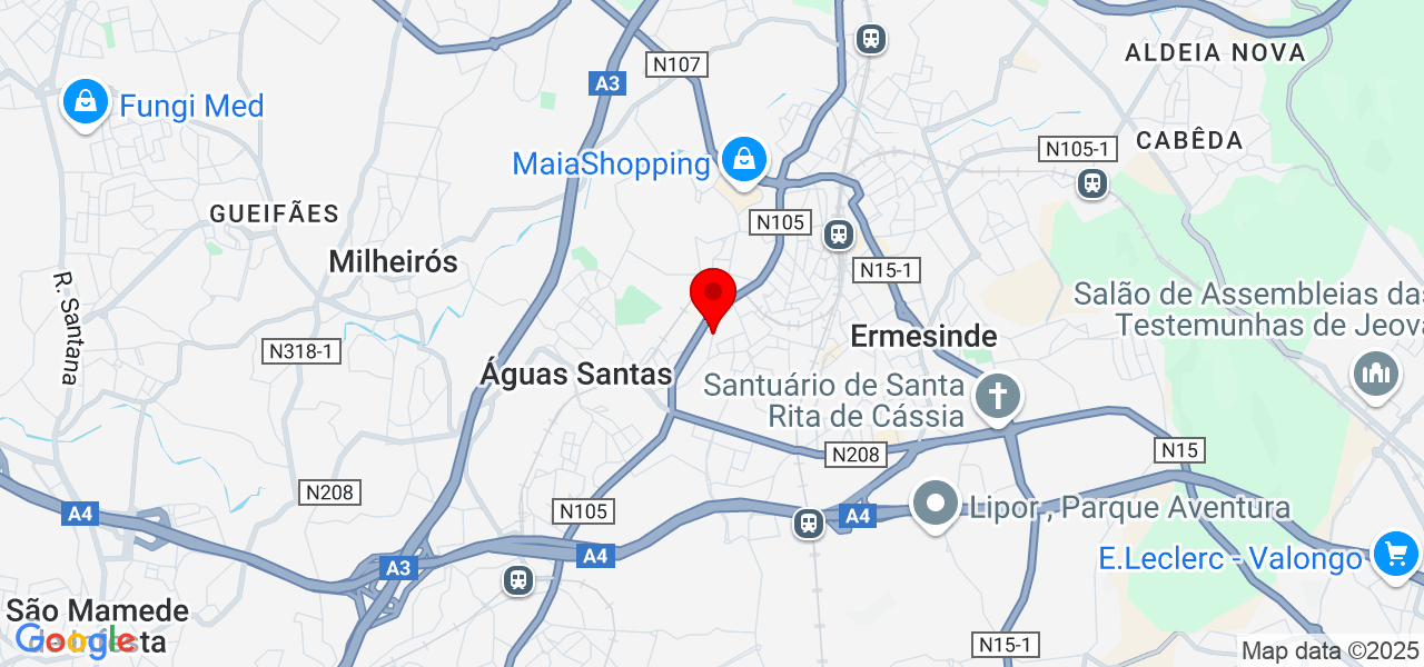 Carlos Salabert - Porto - Maia - Map