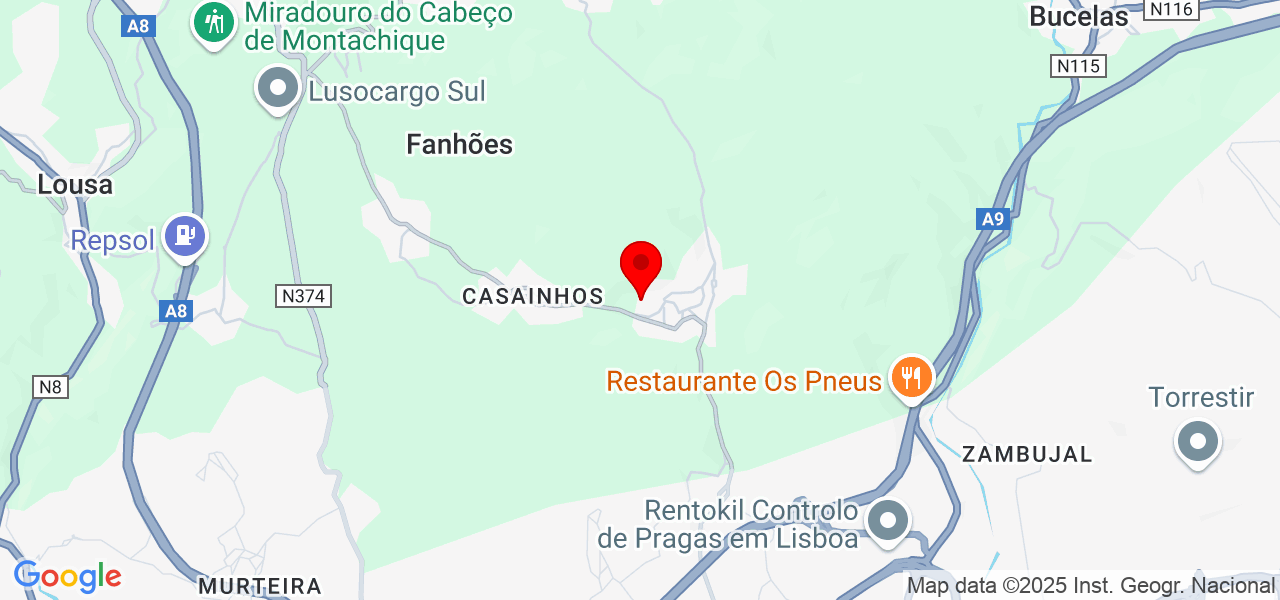 JL solutions lavagens - Lisboa - Loures - Map