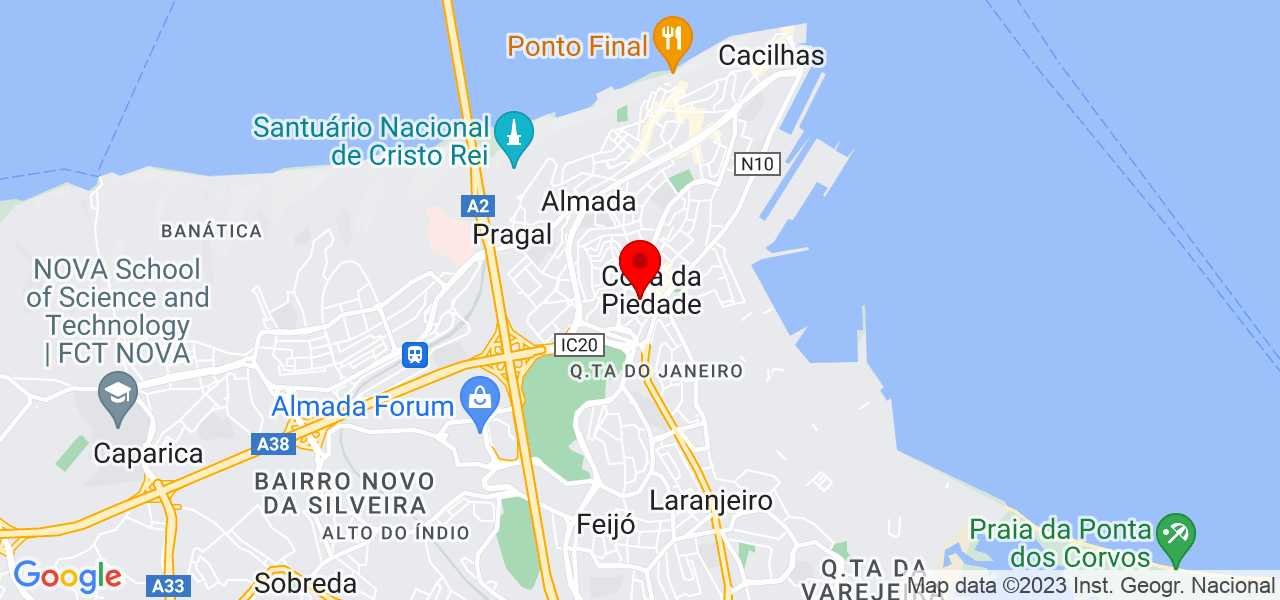 Renata M. - Setúbal - Almada - Mapa
