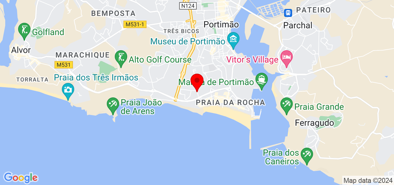 Rodolfo - Faro - Portimão - Mapa