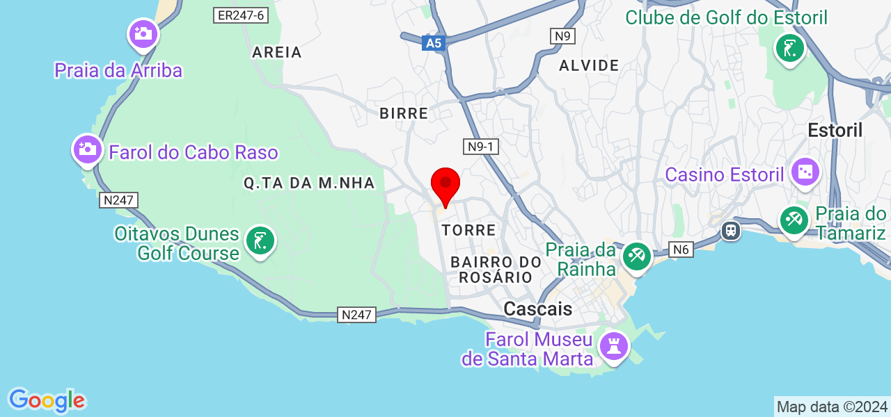 Freitas - Lisboa - Cascais - Mapa