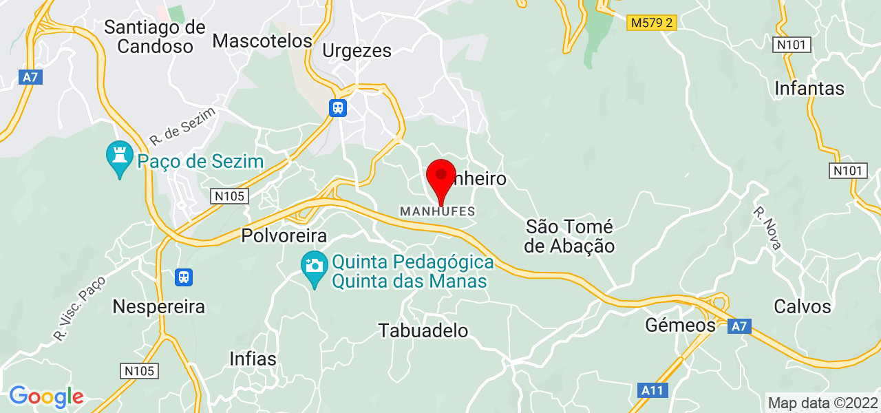Oficina do lar - Braga - Guimarães - Mapa