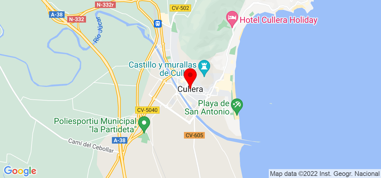 Durley - Comunidad Valenciana - Cullera - Mapa