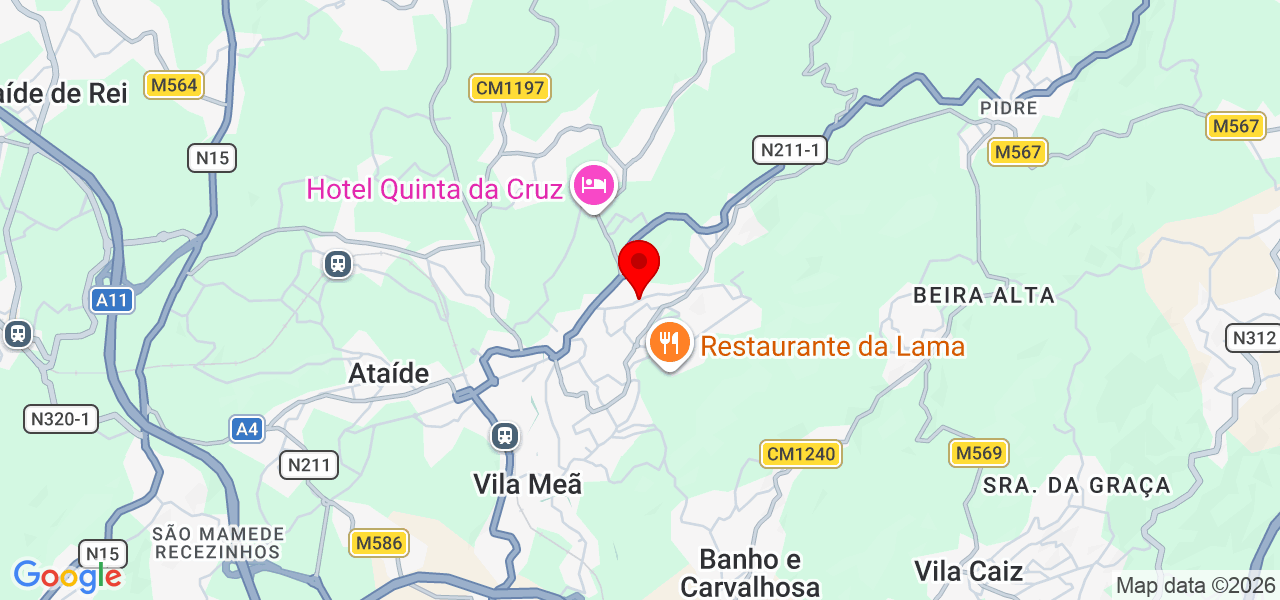 Lavandaria da Vila - Porto - Amarante - Mapa