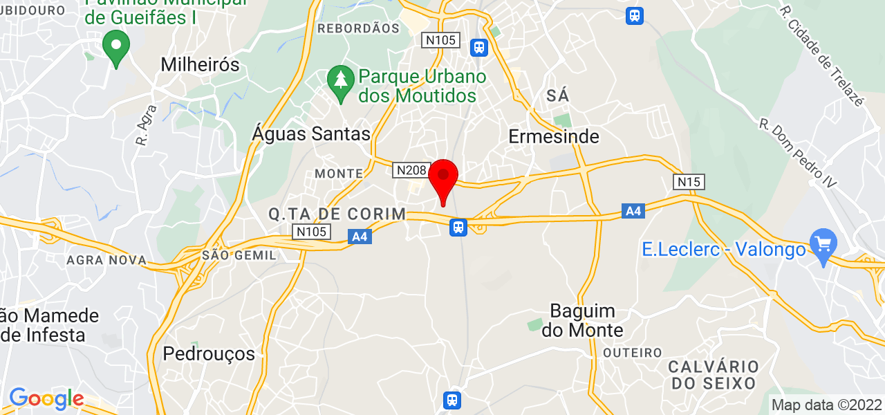 Divine Feminine Spa Center - Porto - Maia - Mapa