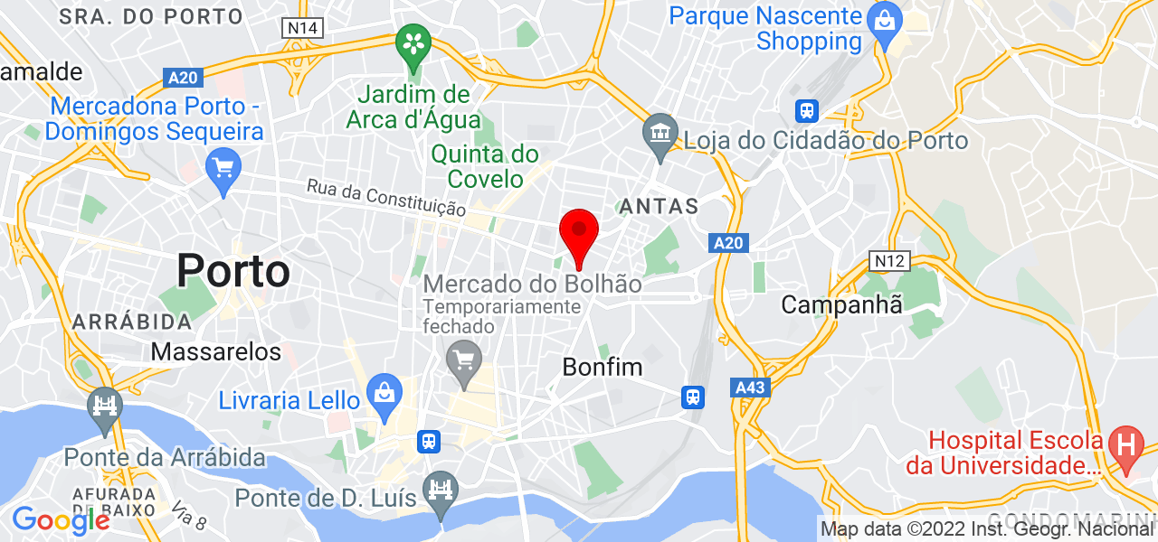 Ana Roque - Porto - Porto - Mapa