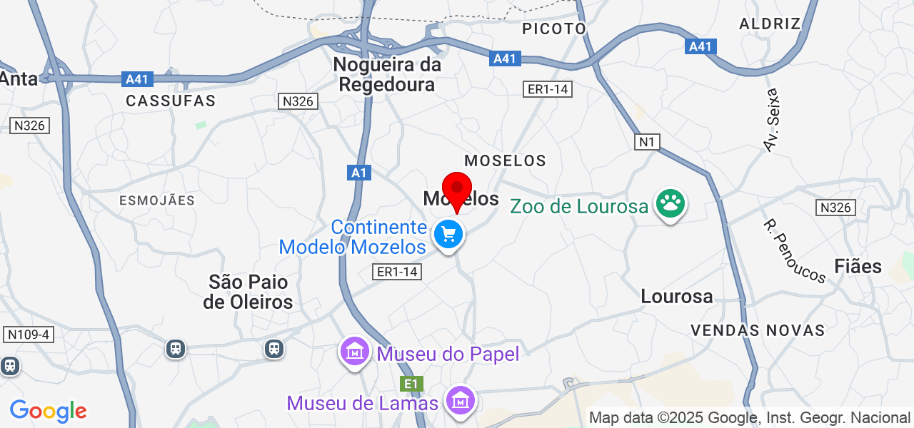 Daniel Martins - Aveiro - Santa Maria da Feira - Mapa